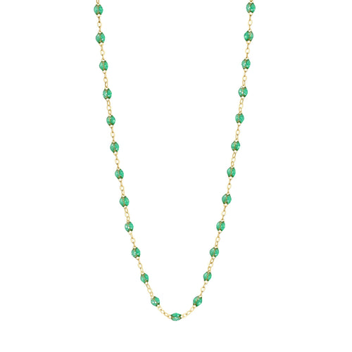 Gigi Clozeau - Classic Gigi Mint Necklace, Yellow Gold, 16.5