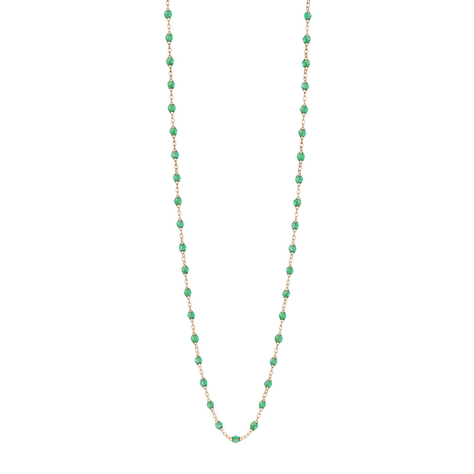 Gigi Clozeau - Classic Gigi Mint sautoir, Rose Gold, 34"