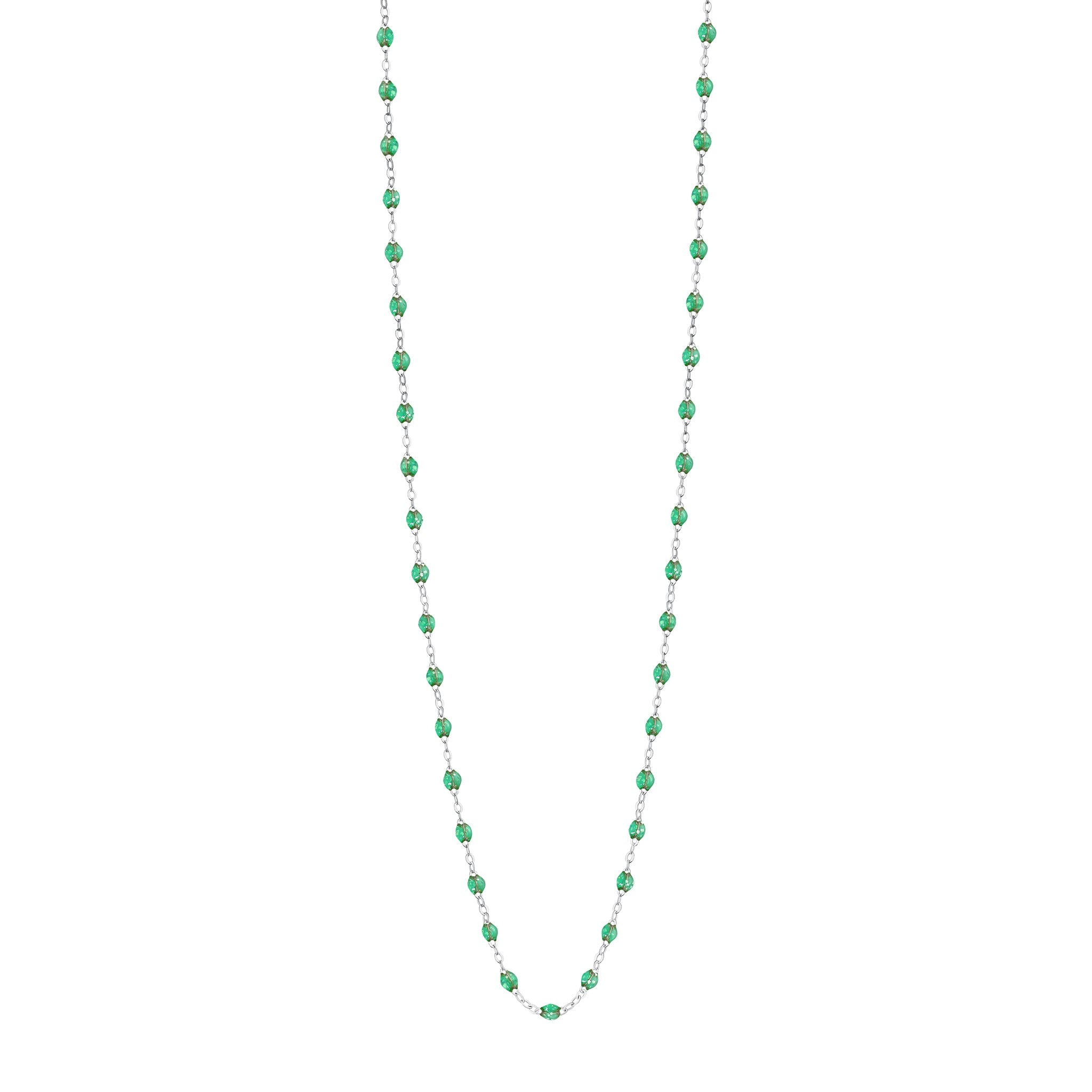 Gigi Clozeau - Classic Gigi Mint sautoir, White Gold, 23.6"