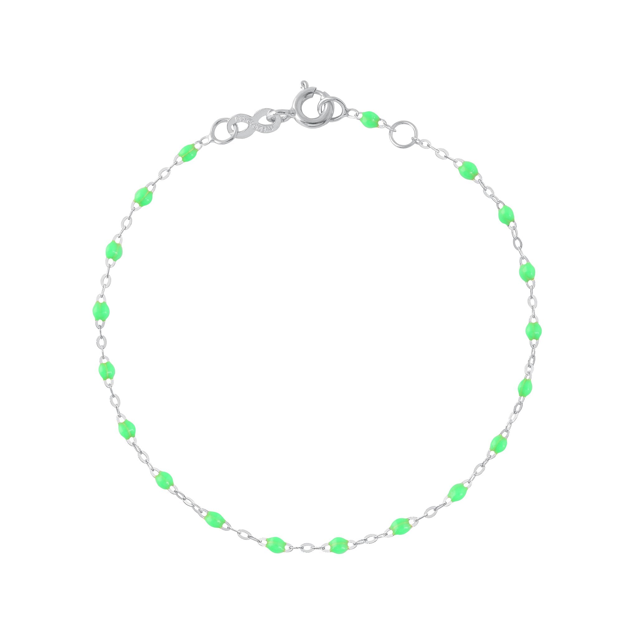 Gigi Clozeau - Classic Gigi Neon bracelet, White Gold, 7.5"
