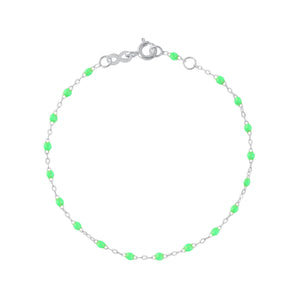 Gigi Clozeau - Classic Gigi Neon bracelet, White Gold, 7.5"