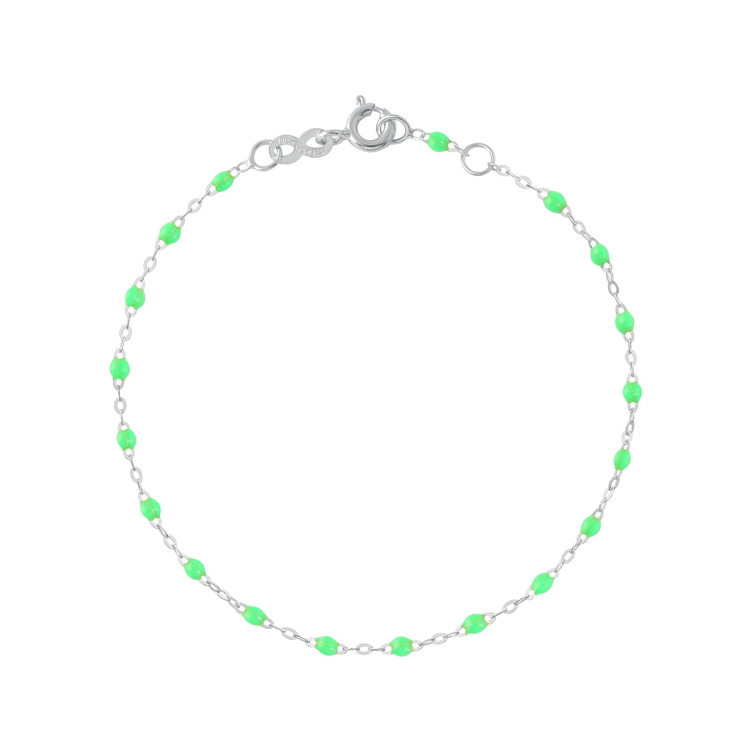 Gigi Clozeau - Classic Gigi Neon bracelet, White Gold, 7.5"