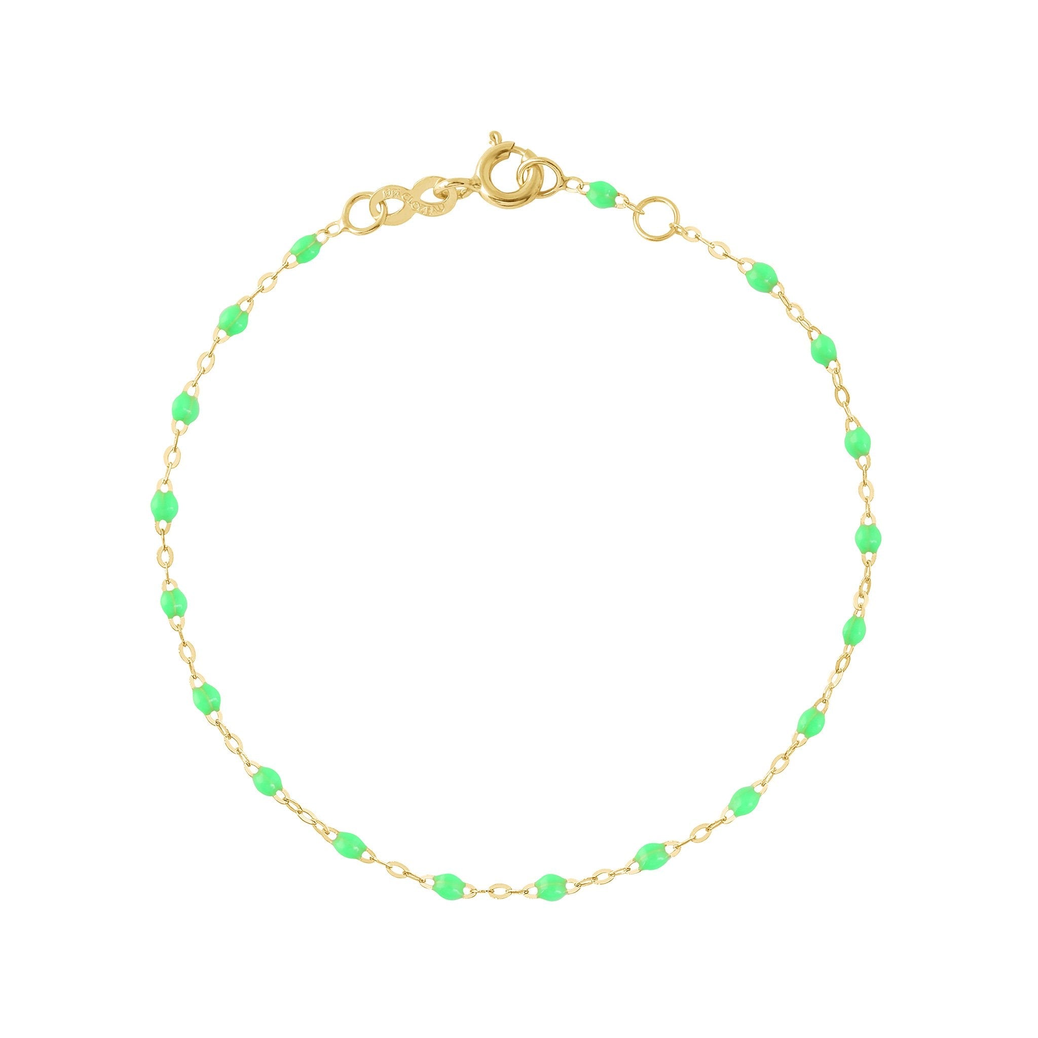 Gigi Clozeau - Classic Gigi Neon bracelet, Yellow Gold, 7.5"