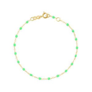 Gigi Clozeau - Classic Gigi Neon bracelet, Yellow Gold, 7.5"