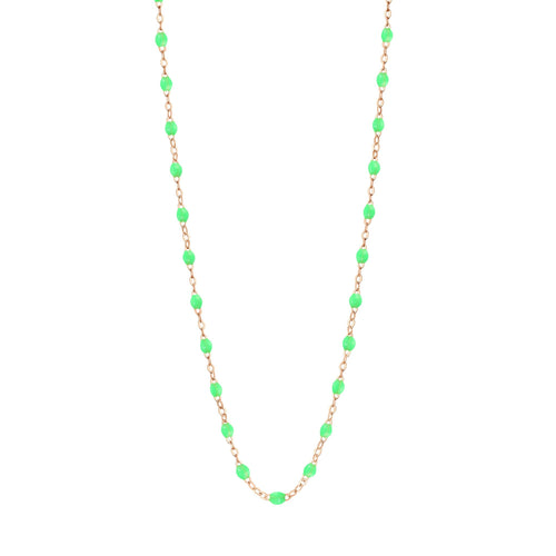 Gigi Clozeau - Classic Gigi Neon necklace, Rose Gold, 16.5