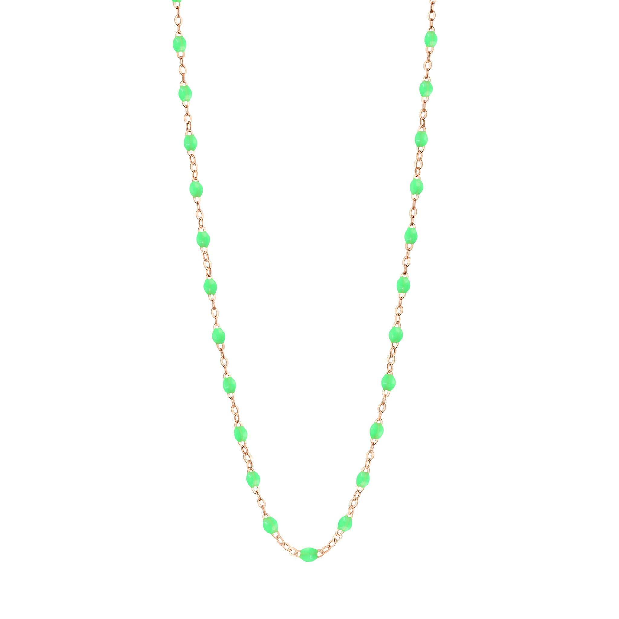 Gigi Clozeau - Classic Gigi Neon necklace, Rose Gold, 17.7"