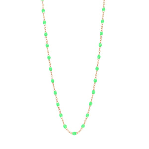 Gigi Clozeau - Classic Gigi Neon necklace, Rose Gold, 17.7"