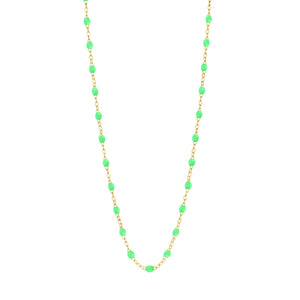 Gigi Clozeau - Classic Gigi Neon necklace, yellow gold, 16.5"