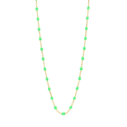 Gigi Clozeau - Classic Gigi Neon necklace, Yellow Gold, 17.7