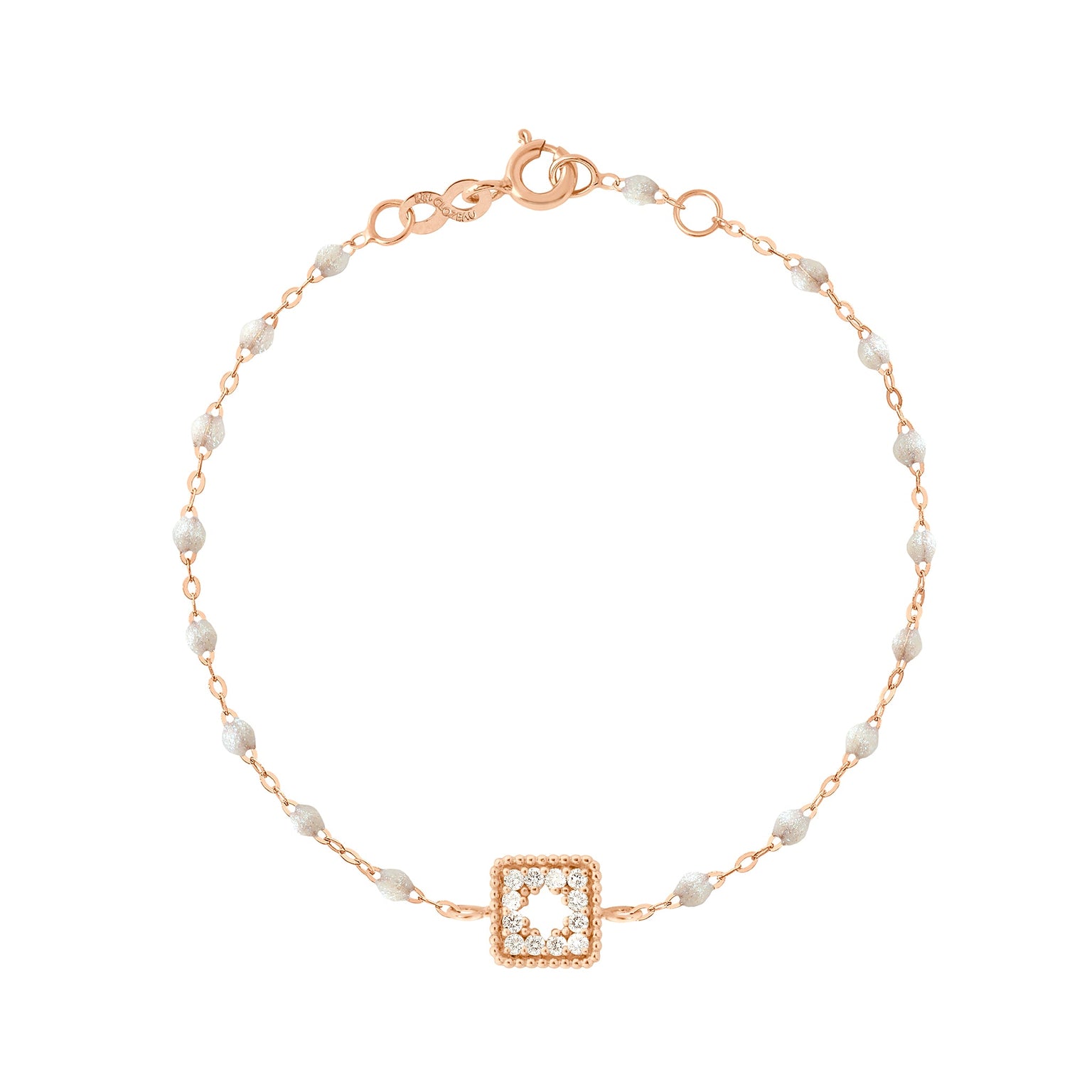 Gigi Clozeau - Classic Gigi Opal Treasure Bracelet, Rose Gold, 6.7"