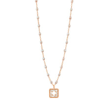 Gigi Clozeau - Classic Gigi Opal Treasure Necklace Rose Gold, 16.5"