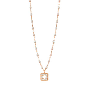 Gigi Clozeau - Classic Gigi Opal Treasure Necklace Rose Gold, 16.5"