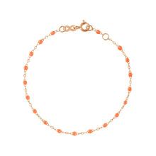 Gigi Clozeau - Classic Gigi Orange bracelet, Rose Gold, 5.9"