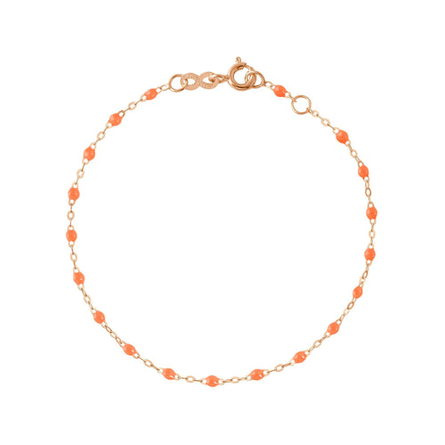 Gigi Clozeau - Classic Gigi Orange bracelet, Rose Gold, 5.9