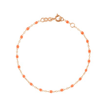 Gigi Clozeau - Classic Gigi Orange bracelet, Rose Gold, 6.7"