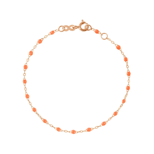 Gigi Clozeau - Classic Gigi Orange bracelet, Rose Gold, 6.7
