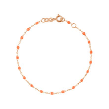 Gigi Clozeau - Classic Gigi Orange bracelet, Rose Gold, 7.1"