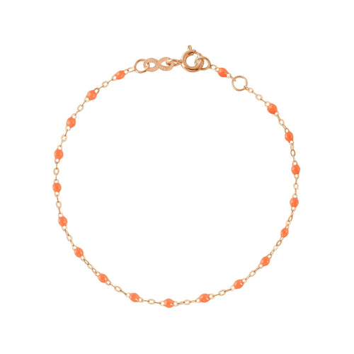 Gigi Clozeau - Classic Gigi Orange bracelet, Rose Gold, 7.5