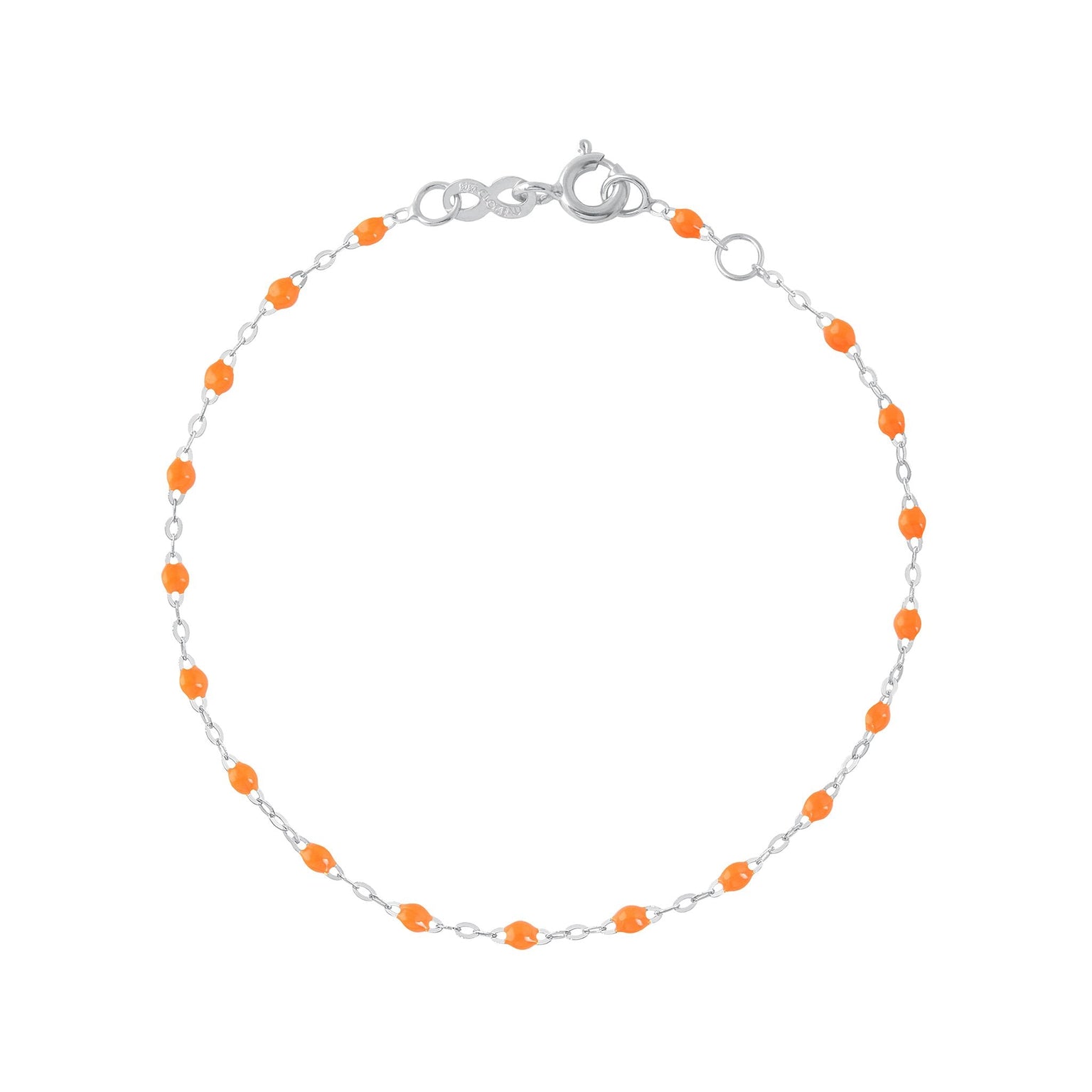 Gigi Clozeau - Classic Gigi Orange bracelet, White Gold, 7.5"