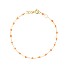 Gigi Clozeau - Classic Gigi Orange bracelet, Yellow Gold, 5.9"