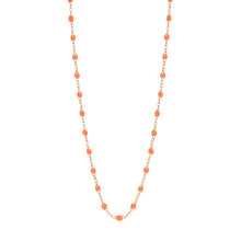 Gigi Clozeau - Classic Gigi Orange necklace, Rose Gold, 16.5"
