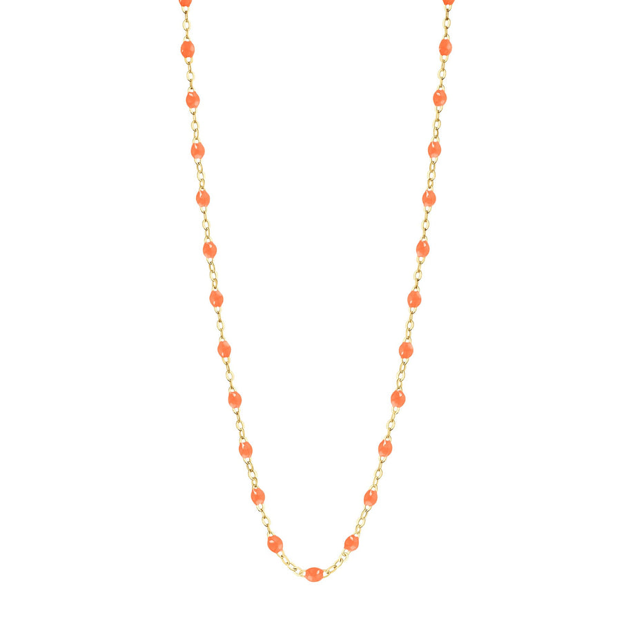 Gigi Clozeau - Classic Gigi Orange necklace, yellow gold, 16.5