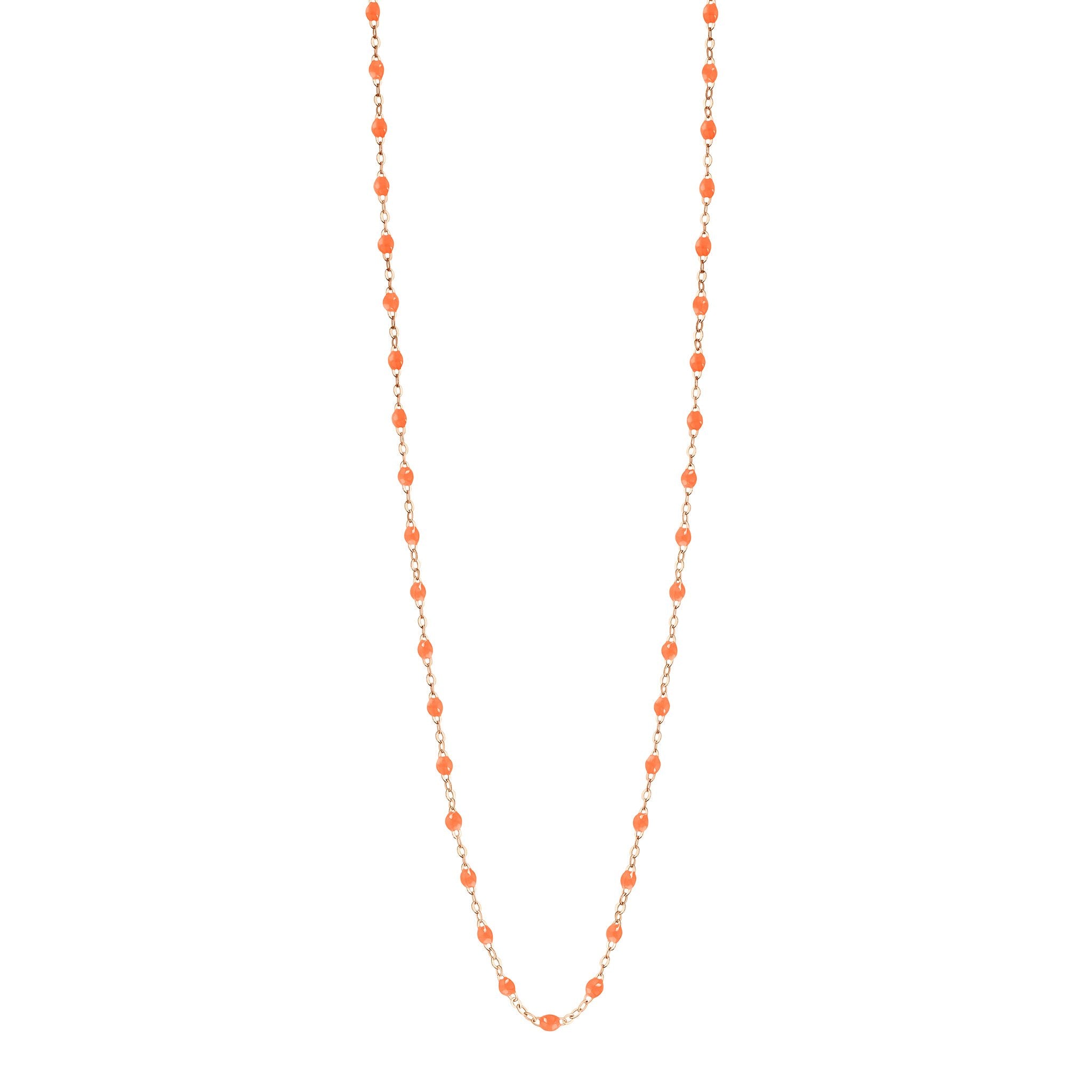 Gigi Clozeau - Classic Gigi Orange sautoir, Rose Gold, 34"