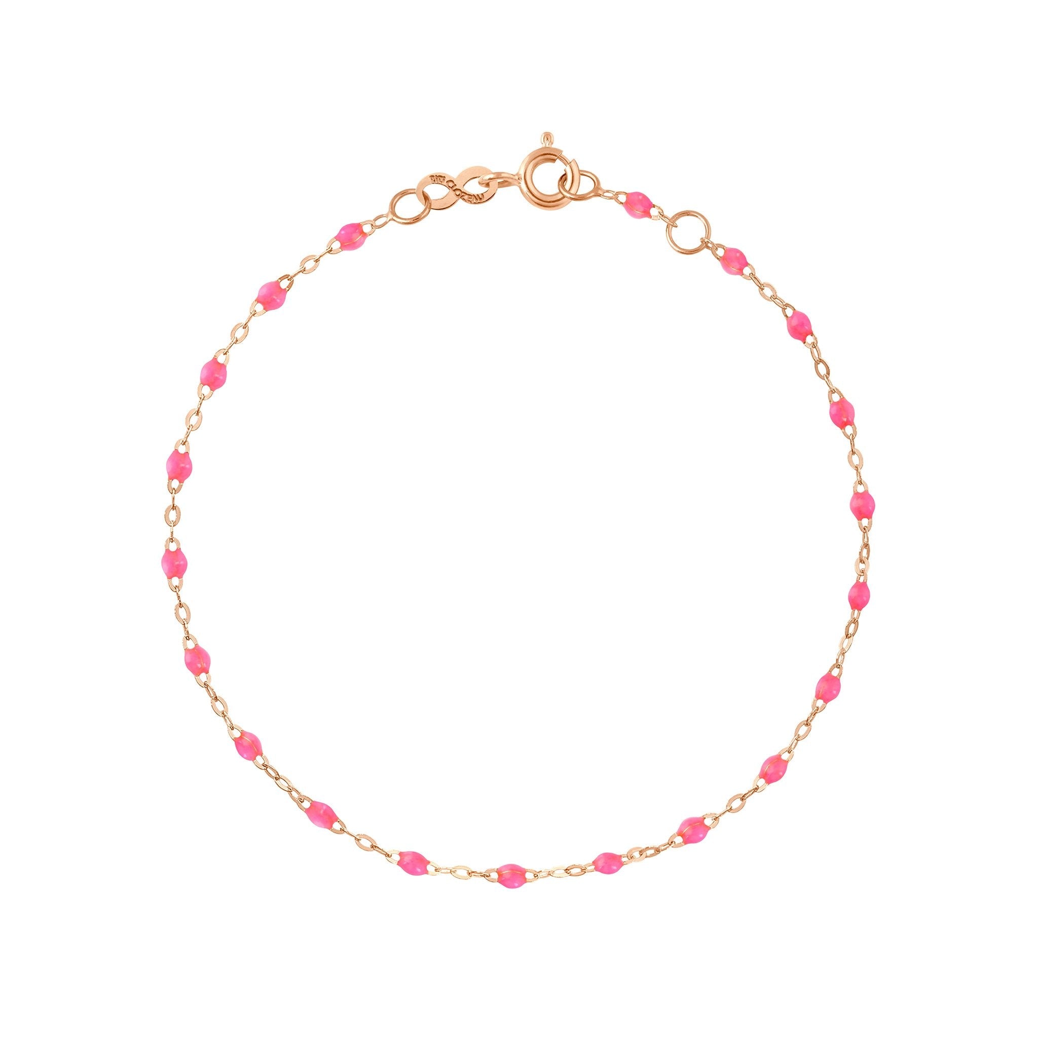 Gigi Clozeau - Classic Gigi Pink bracelet, Rose Gold, 7.5"
