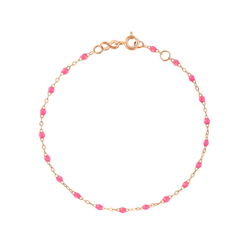Gigi Clozeau - Classic Gigi Pink bracelet, Rose Gold, 7.5