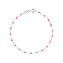 Gigi Clozeau - Classic Gigi Pink bracelet, White Gold, 5.9"