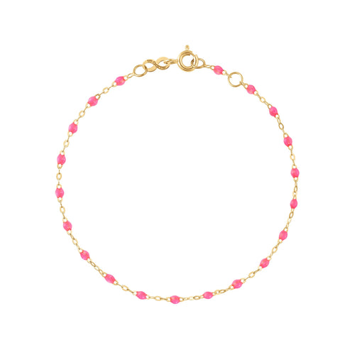 Gigi Clozeau - Classic Gigi Pink bracelet, Yellow Gold, 6.7