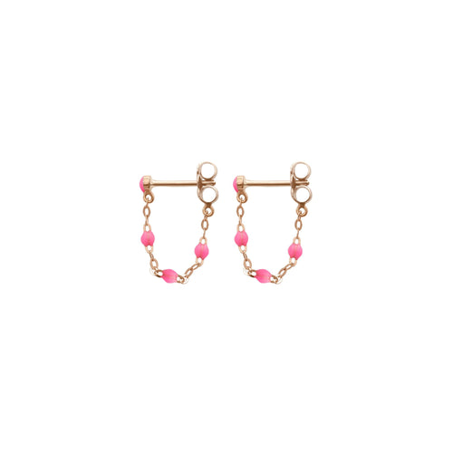 Gigi Clozeau - Classic Gigi Pink earrings, Rose Gold