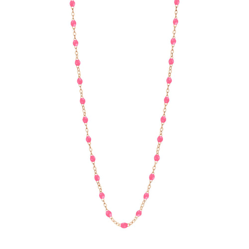 Gigi Clozeau - Classic Gigi Pink necklace, Rose Gold, 16.5
