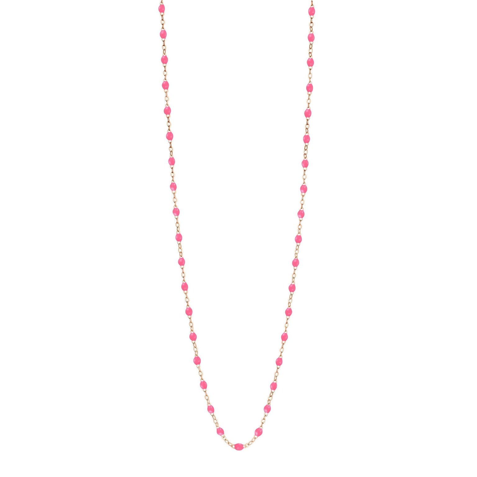 Gigi Clozeau - Classic Gigi Pink sautoir, Rose Gold, 23.6"