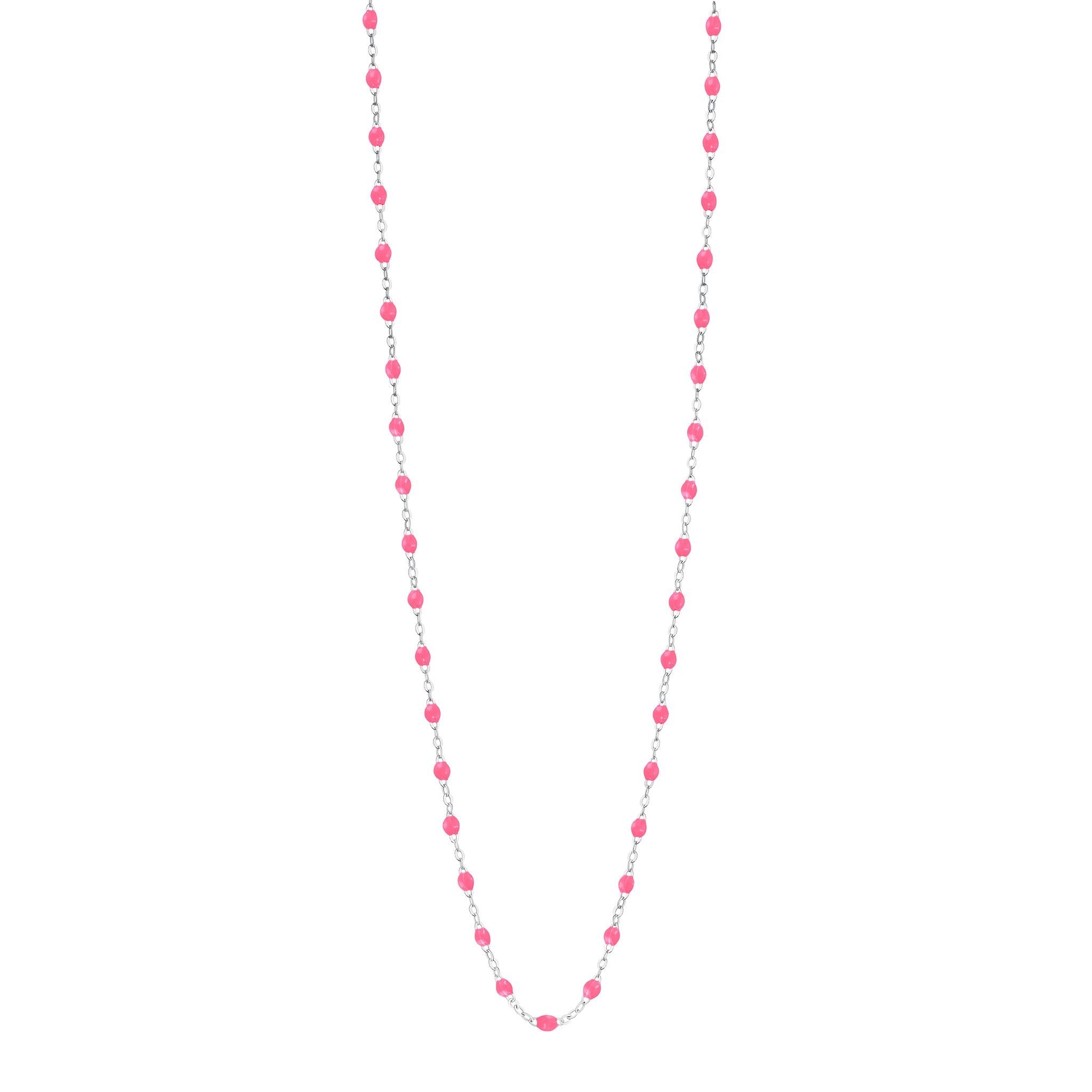 Gigi Clozeau - Classic Gigi Pink sautoir, White Gold, 23.6"
