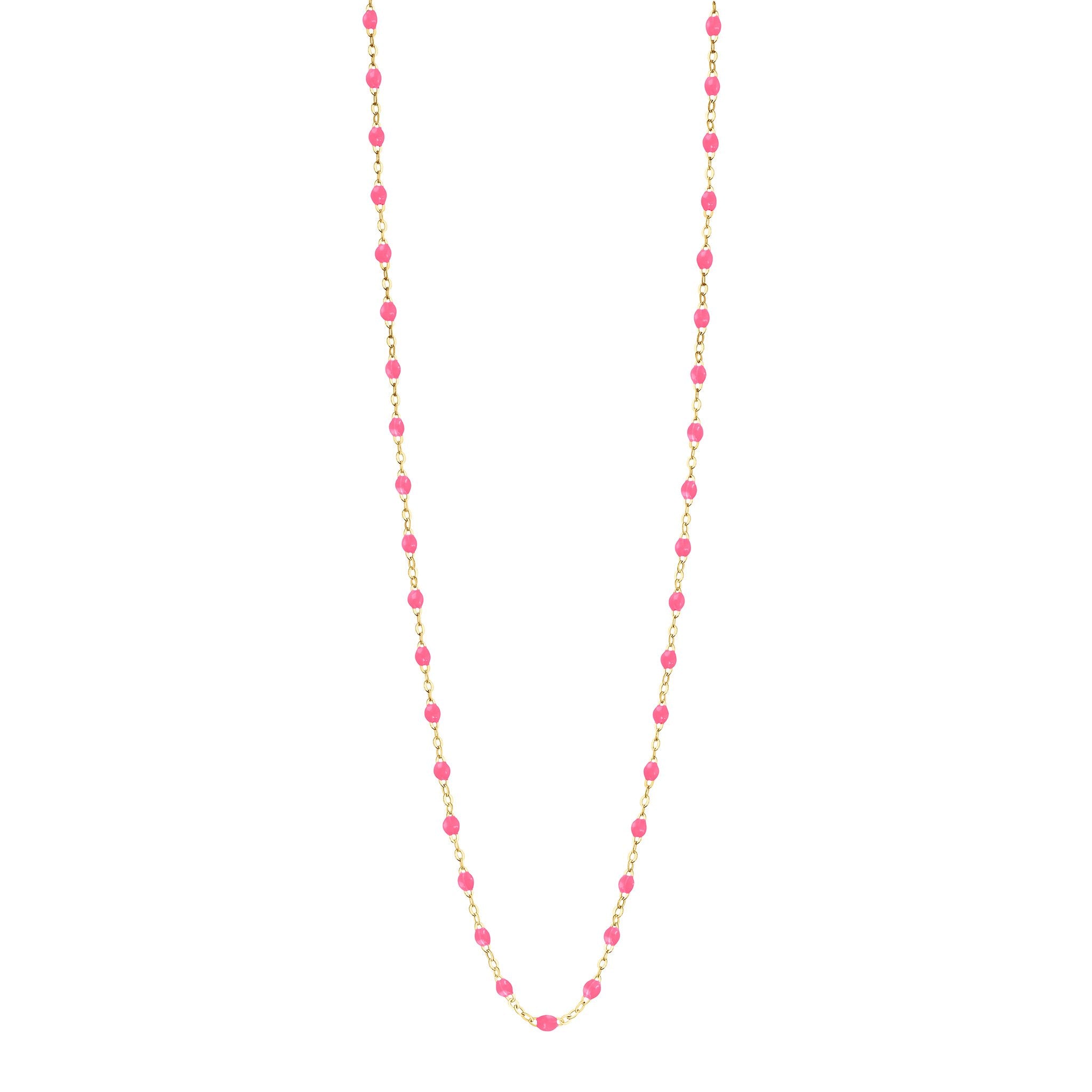 Gigi Clozeau - Classic Gigi Pink sautoir, Yellow Gold, 23.6"
