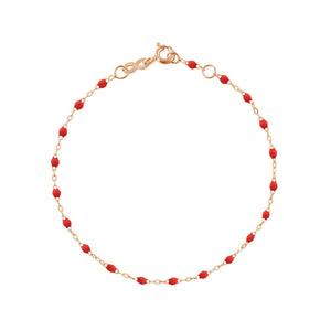 Gigi Clozeau - Classic Gigi Poppy bracelet, Rose Gold, 5.9"