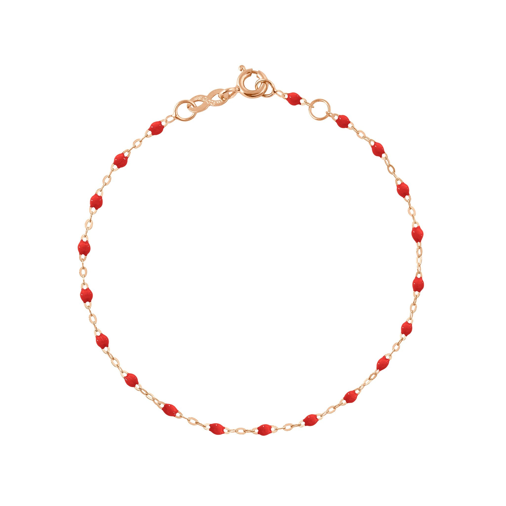 Gigi Clozeau - Classic Gigi Poppy bracelet, Rose Gold, 6.7"