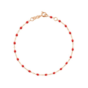 Gigi Clozeau - Classic Gigi Poppy bracelet, Rose Gold, 6.7"