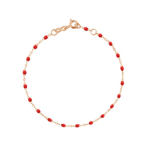 Gigi Clozeau - Classic Gigi Poppy bracelet, Rose Gold, 7.5"