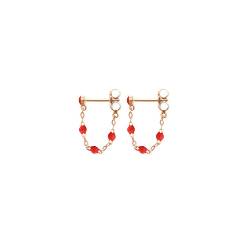 Gigi Clozeau - Classic Gigi Poppy earrings, Rose Gold