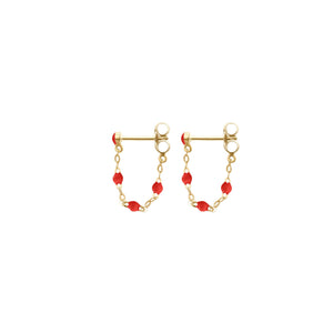 Gigi Clozeau - Classic Gigi Poppy earrings, Yellow Gold