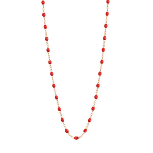 Gigi Clozeau - Classic Gigi Poppy necklace, Rose Gold, 16.5"