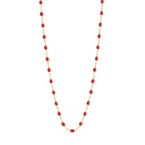 Gigi Clozeau - Classic Gigi Poppy necklace, yellow gold, 16.5
