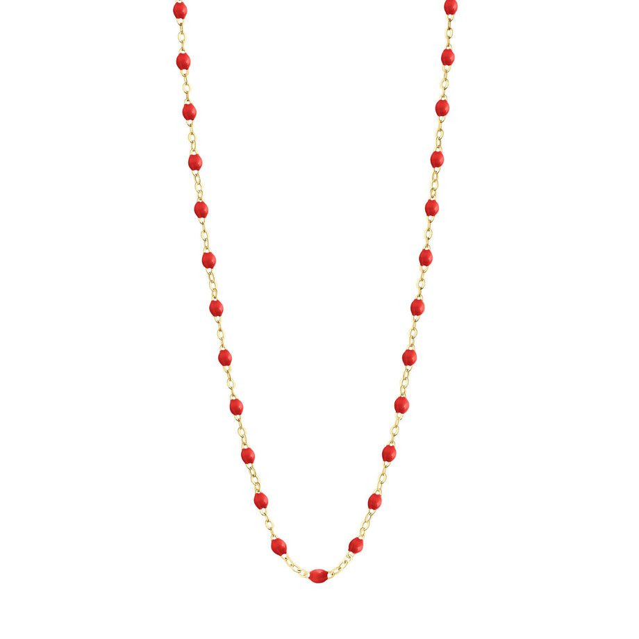 Gigi Clozeau - Classic Gigi Poppy necklace, yellow gold, 16.5