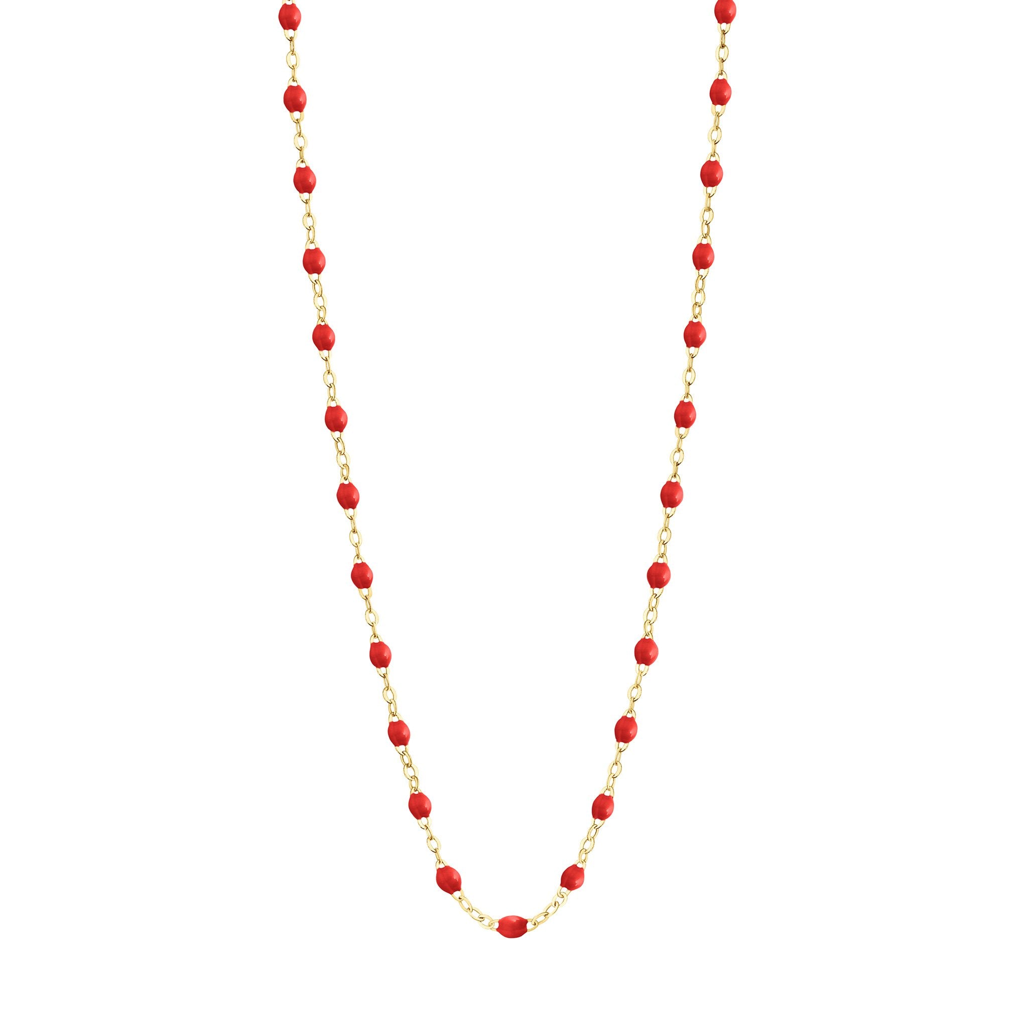 Gigi Clozeau - Classic Gigi Poppy necklace, Yellow Gold, 19.7"
