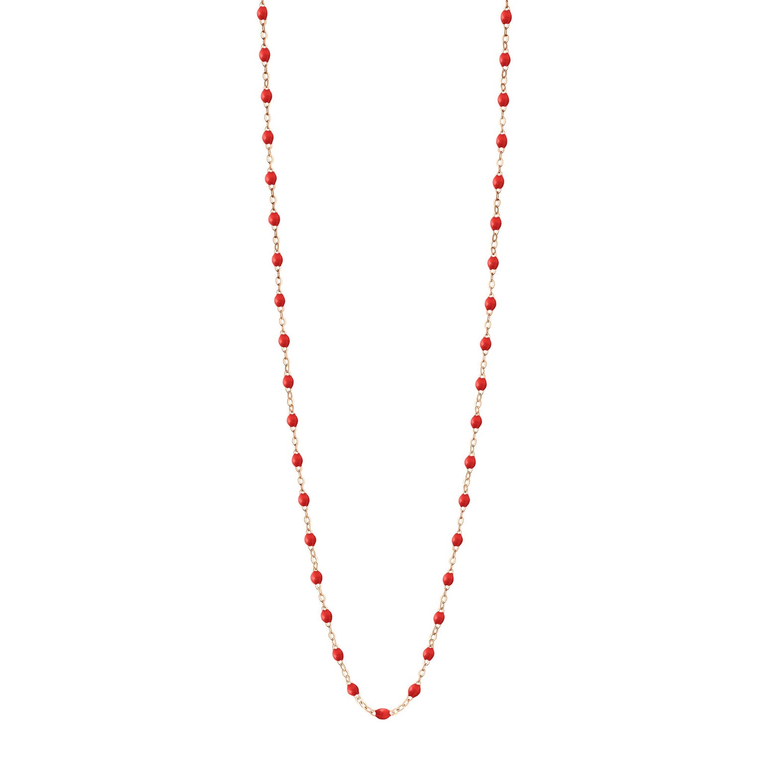 Gigi Clozeau - Classic Gigi Poppy sautoir, Rose Gold, 34"