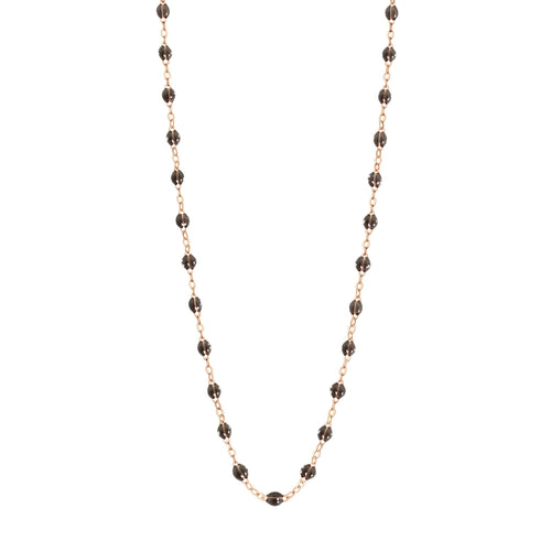 Gigi Clozeau - Classic Gigi Quartz Necklace, Rose Gold, 16.5