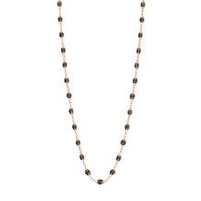 Gigi Clozeau - Classic Gigi Quartz Necklace, Rose Gold, 19.7"