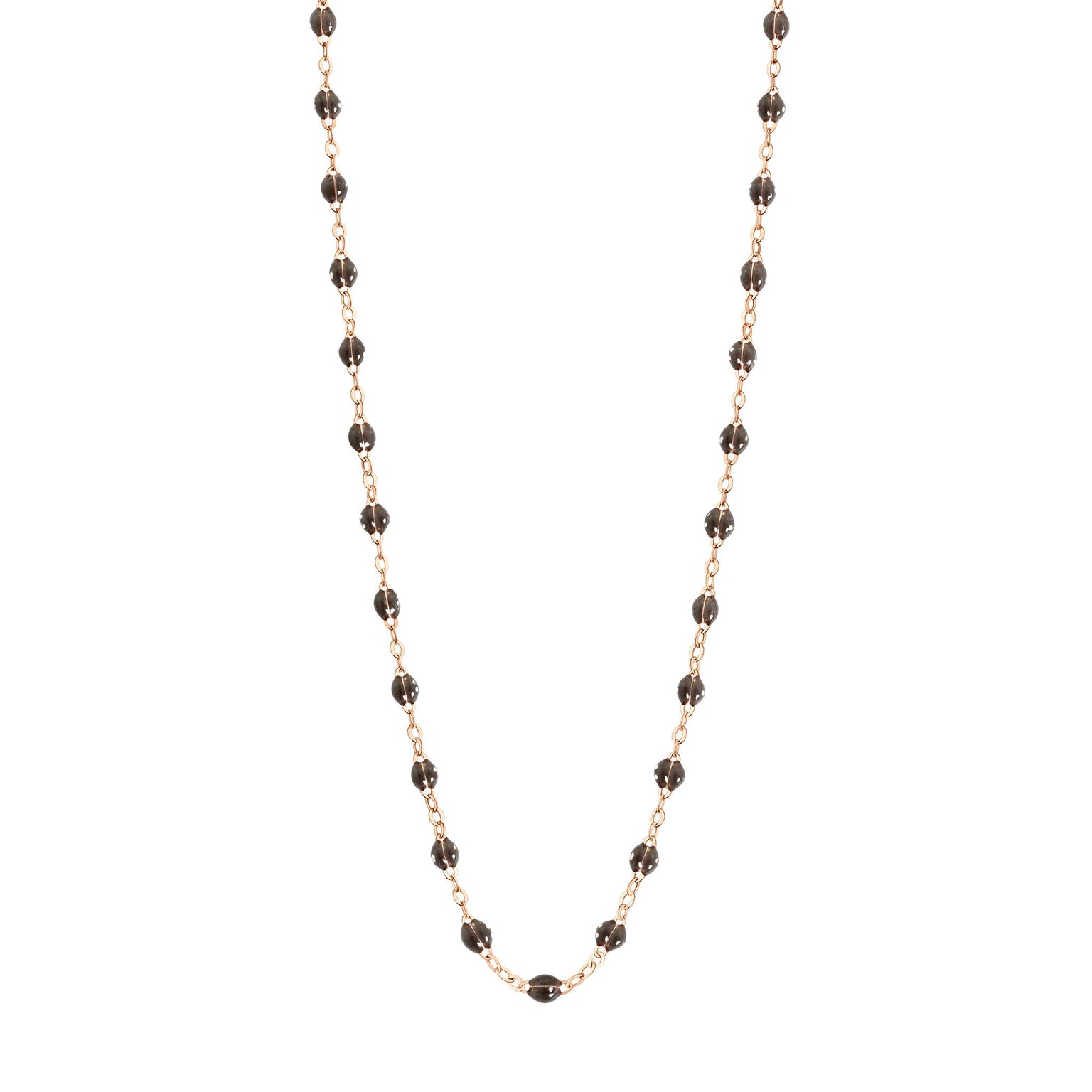 Gigi Clozeau - Classic Gigi Quartz Necklace, Rose Gold, 19.7"